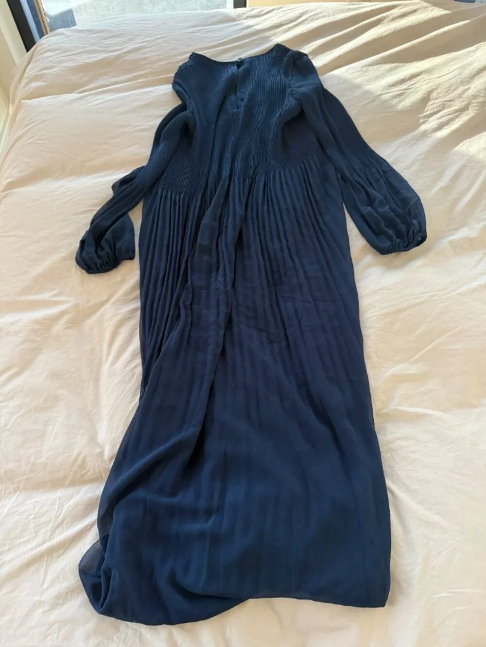 ARITZIA Wilfred Daydreamer Maxi Dress in Navy Blue NWOT